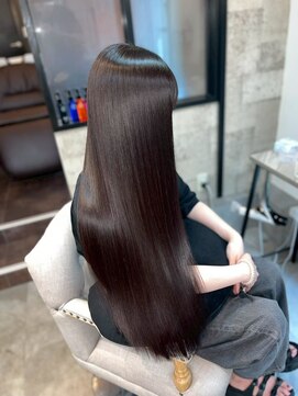 ハル 新宿(haru) ウォームブラウン/髪質改善/韓国風/モテ髪/さらツヤロング