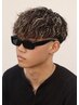【NEWOPEN価格】ホワイトメッシュ＋メンズパーマ＋カット￥28600
