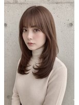 ロイ(Roi)&nbsp;Roi渋谷・レイヤーセミロング・モーブカラー