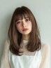 《乾かすだけで天使の輪》小顔カット+髪質改善ストレート+トリートメント