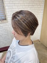 アールヘア(ar hair) 【茨木白髪ぼかし】まばら白髪にハイライト