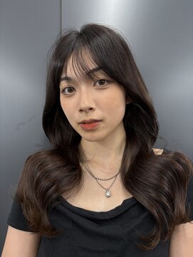 ロンドアベニール 北千住(Lond avenir) ダークパープル/レイヤーボブ/顔周りレイヤー/ミルクブラウン