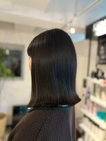 エイム ヘア リアム 調布店(eim hair liam)&nbsp;艶髪スタイル/切りっぱなしボブ/ストレートボブ/外ハネミディ