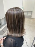 透明感際立つ☆立体感バレイヤージュカラー