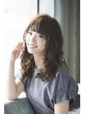 Ａライン重軽バランスでラグジュアリーカール【nanana parena】