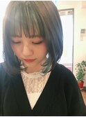 インナーカラーボブ
