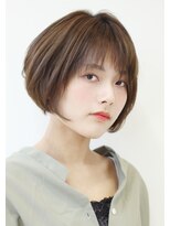 ラグエル(RAGUEL) 30代40代の丸み前下がりショートボブ