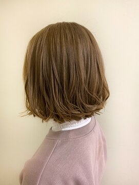 バブルス 本川越店(BUBBLES) キャラメルブラウン×ボブ