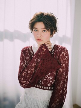 プロデュース 古淵店(Produce) センター分けウェービーショート