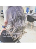 fika【High Balayage　Blueviolet/White】