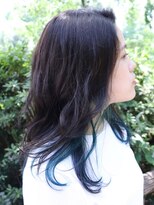 シャムオーツー 国分寺(CHAM:O2)&nbsp;さりげなくおしゃれを楽しむインナーカラー【アクアブルー】