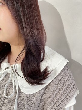 エイト ヘアサロン 渋谷本店(EIGHT) カシスカラー