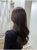 チョコレートブラウン 髪質改善 透明感カラー