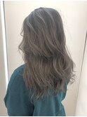 グレーパール×バレイヤージュ