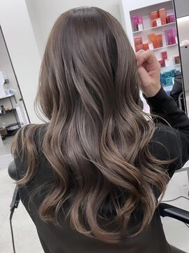 ジルブラン(JIL BLAN) ハイライトバレイヤージュダブルカラー20代30代40代グレージュ