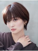 【Brella hair design】　クールショート×スモーキーアッシュ