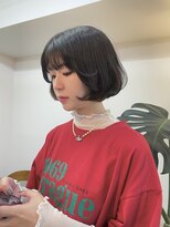 アル 心斎橋(alu)&nbsp;小顔カット/艶髪/黒髪/オリーブグレー/ココアベージュ