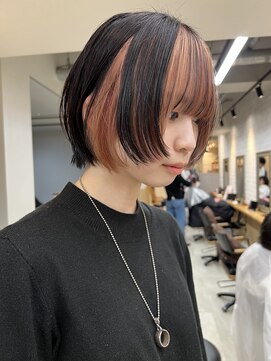 サンド 鹿児島中央(sand) @sei___sandインナーカラー/ショート/鹿児島中央駅