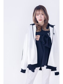 ブリング バイ スノードロップ 吉祥寺(BRING by Snowdrop) 黒髪/グレーベージュ/レイヤーロング/前髪パーマ/吉祥寺