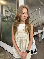 レコ 渋谷(LECO)&nbsp;ホワイトベージュ巻き髪