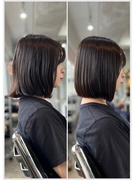 アメイズトーキョー 札幌大通(Amaz! tokyo) 前髪イメチェンこなれミディ/縮毛矯正/髪質改善/ツヤ髪/くせ毛