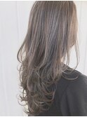 マロンベージュ/Aラインボブ/かきあげバング[上尾/上尾駅]