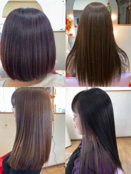 エミュウ(Emue)の写真/〈髪質改善しながらストレートが叶うG-upの認定サロン 〉くせ毛・うねりにお悩みの方も一度ご相談ください!