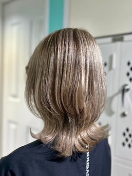 マティーナ ヘアー 池袋(Matina hair) 【大人ウルフ×グレージュ】20代30代40代50代