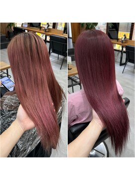 ネクスト 池袋(NEXT) ボルドー/レッド/ダブルカラー/ハイトーン/池袋