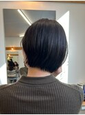 ショートボブ　グラデーションボブ