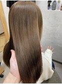  柔らかベージュ♪[髪質改善][縮毛矯正]