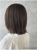 オリーブ×グレージュ×結べるボブ