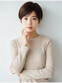 大人上品カジュアル×ノーブルデザインカラーショート
