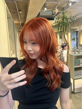 カート バイ デコ(Kurt by DECO) 【masa】こだわりのレイヤーカットとオレンジヘア（1ブリーチ）
