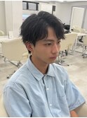 無造作フェザーショート