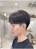 仙台メンズカット/センターパート/ショートセンターパート
