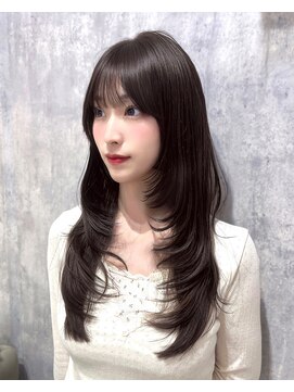 フランチェスカドット(francesca.) 艶グレージュ×レイヤー