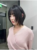 ウルフカット/ハッシュカット/ボブウルフ/ウルフボブ
