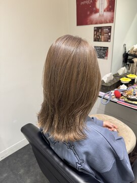 ミルクティーグレージュ♪