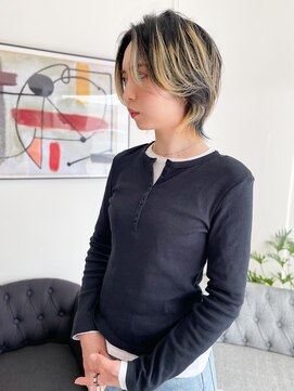 コース(CORS) 【CORS高崎】ウルフレイヤーショートプレイングカラーハイライト