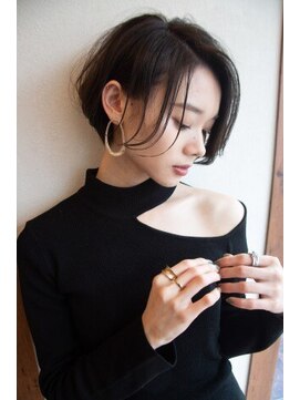 ヴェイン 渋谷(vain) スモーキーカラー　ハッシュボブ