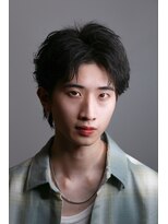 ニコ トウキョウ ロジック(nico TOKYO Logic) メンズマッシュツーブロックシースルーマッシュマッシュウルフ