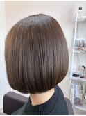 まとまりのいいナチュラルボブ