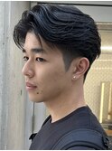 センターパート曲がる縮毛矯正