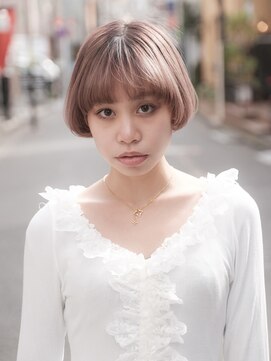 クプア 柏(kupua) 大人かわいい丸みボブ×艶カラー