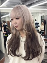 ニコトウキョウ 新宿(nico TOKYO)&nbsp;ホワイトダブルカラーミルクティーピンクパープルハイトーン韓国
