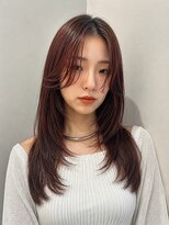 トリッカ シブヤ(TRICCA SHIBUYA) ハッシュカット/レイヤーカット/フレンチバング/小顔ヘア/暖色