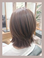 エルコット(elcot)&nbsp;明るめカラーで白髪ぼかし/ハイライト風ベージュ/40代50代60代