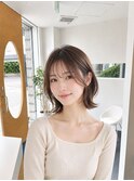 くびれボブ×顔周りカット
