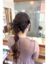 トップヘアー 中庄店(TOP HAIR fuapua) あみおろしヘアセット【りり】